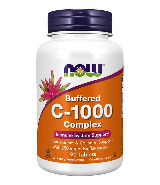 NOW FOODS | VITAMIN BUFFERED C-1000 COMPLEX IMMUNE SYSTEM SUPPORT TABLETS